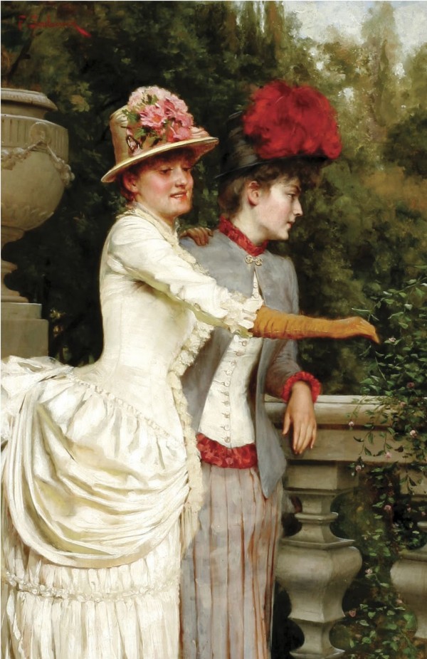 Two ladies by Frederic Soulacroix